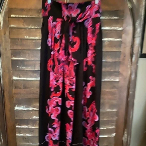 Free People Tie Waist Palazzo Pants Small - Picture 6 of 7